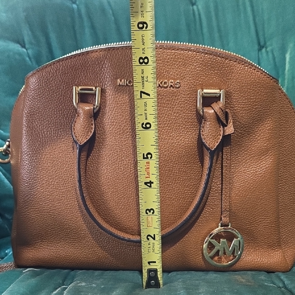 Michael Kors Brown Satchel with Gold Hardware - Picture 8 of 9